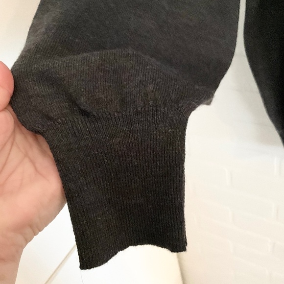 Vintage Men’s Knit Sweater Schiatti for Brisson-Brisson Turtleneck Wool Gray M - Picture 13 of 14